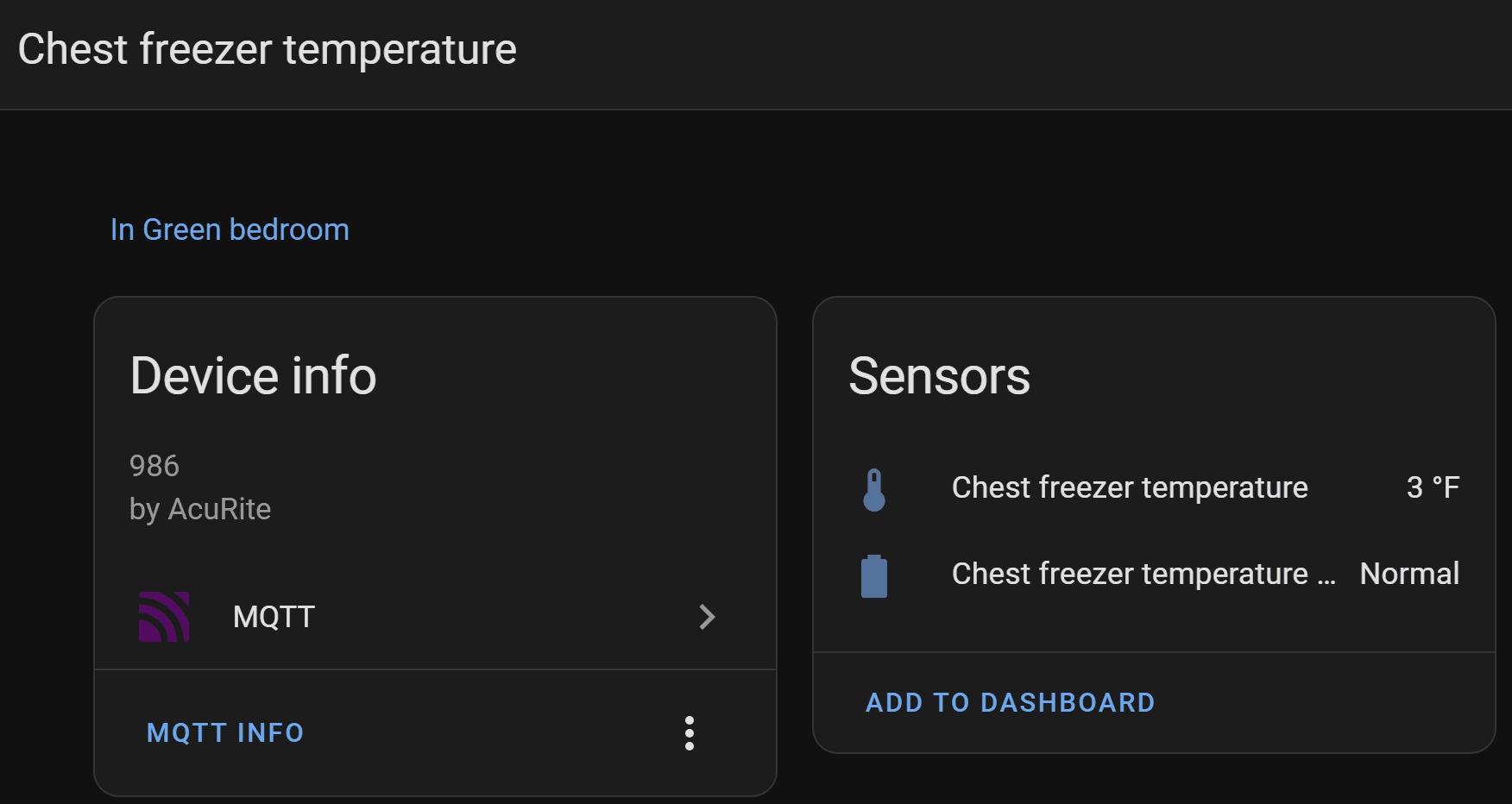 MQTT sensors as devices in Home Assistant